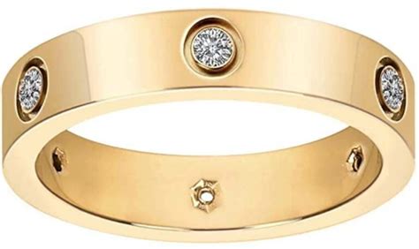 cartier ring dupe gold|knock off cartier rings.